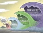 Four bigger tidal waves one after the other: covid, recession, climate change ja biodiversity collapse